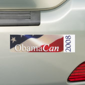 Obama Can - Bumpersticker (Op auto)