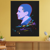 Obama Canvas Afdruk (Insitu (Woonkamer))