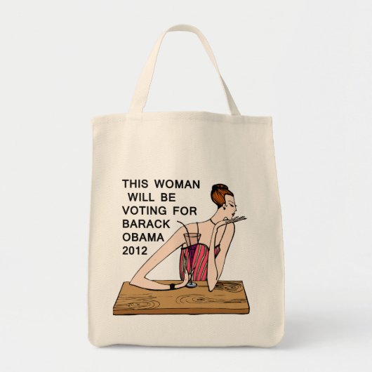 Obama Canvas tas voor vrouwen (Voorkant)