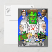 Obama Care Briefkaart (Voorkant / Achterkant)