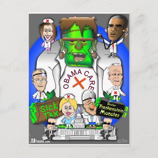 Obama Care Briefkaart (Voorkant)