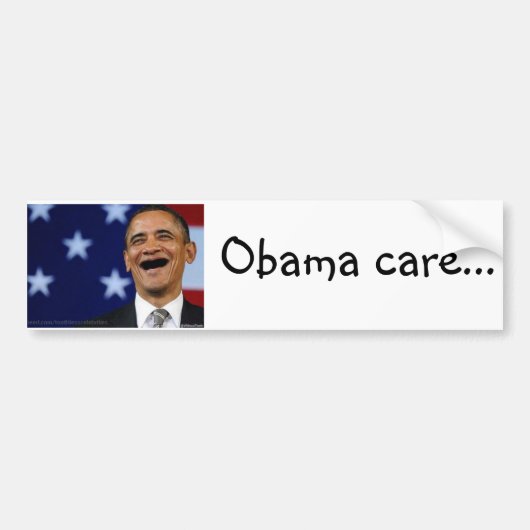 Obama care II Bumpersticker (Voorkant)