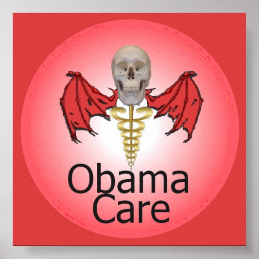 OBAMA CARE-Poster Poster (Voorkant)