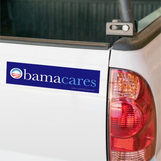 Obama Cares Bumpersticker (Op Truck)