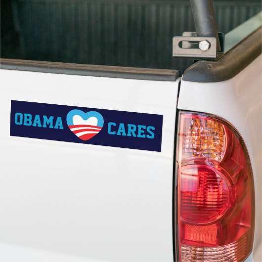 Obama Cares Bumpersticker (Op Truck)
