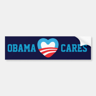 Obama Cares Bumpersticker