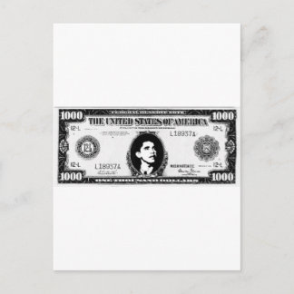 Obama Cash Briefkaart