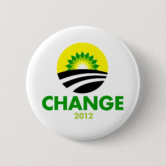 Obama Change 2012 Button (Voorkant)