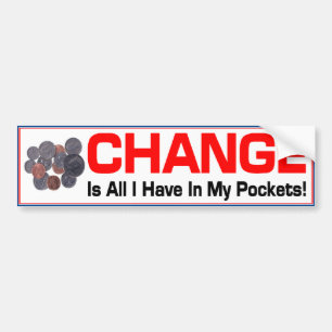 Obama Change Bumpersticker