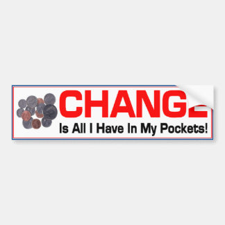 Obama Change Bumpersticker