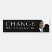 Obama Change Bumpersticker (Voorkant)