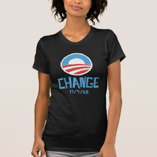Obama Change Dark Women's T-shirt