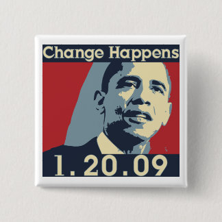 Obama Change is Button