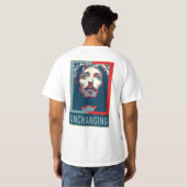 Obama Change, Jesus Unchange T-shirt (Achterkant volledig)