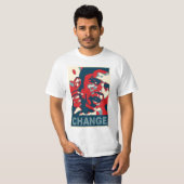 Obama Change, Jesus Unchange T-shirt (Voorkant volledig)