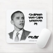OBAMA Change Mousepad Muismat (Met muis)