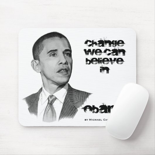 OBAMA Change Mousepad Muismat (Met muis)