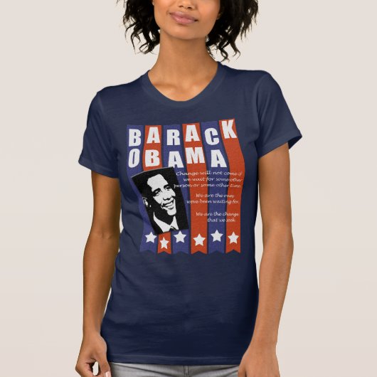 Obama Change Speech shirt (Voorkant)