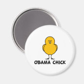 Obama Chick Magnet (Voorkant / Achterkant)