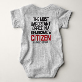 Obama | Citaat van burgers | Romper