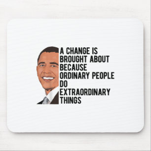 Obama citeert Barack Obama Muismat