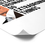 Obama citeert Barack Obama Poster (Hoek)