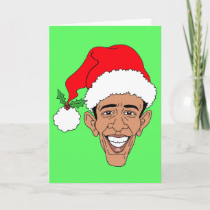 Obama Claus Feestdagen Kaart