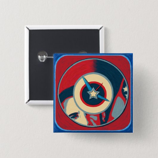 Obama Clock Button (Voorkant /achterkant)