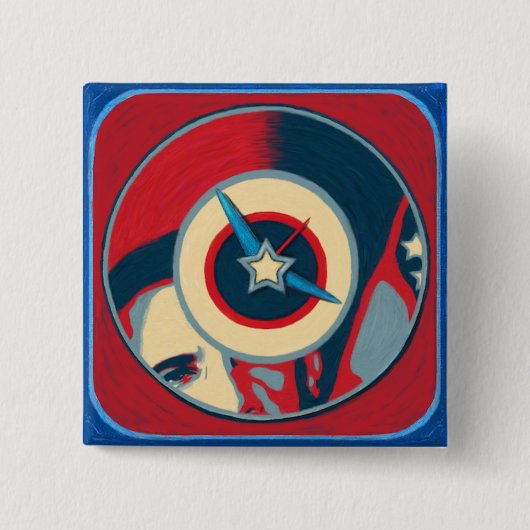 Obama Clock Button (Voorkant)
