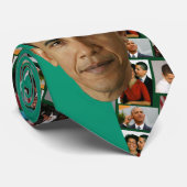 OBAMA COLLAGE STROPDAS (Opgerold)