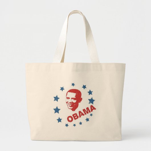 Obama Collectie Grote Tote Bag (Voorkant)