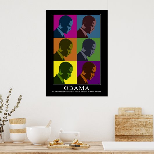 Obama "Color Blind" Poster (Keuken)