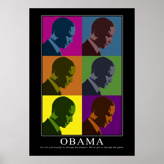 Obama "Color Blind" Poster (Voorkant)
