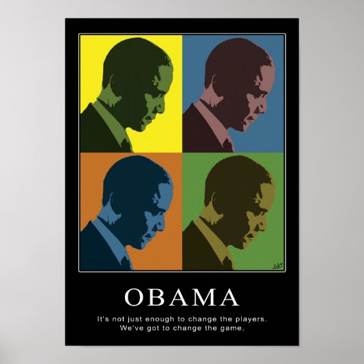 Obama "Color Blind" Poster (Voorkant)