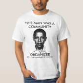 OBAMA COMMUNAUTAIRE ORGANIZER T SHIRT (Voorkant)