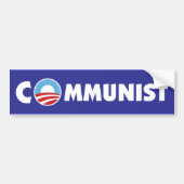 Obama-communist Bumpersticker (Voorkant)