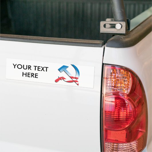 Obama communistisch symbool bumpersticker (Op Truck)