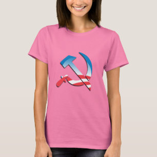 Obama communistisch symbool t-shirt
