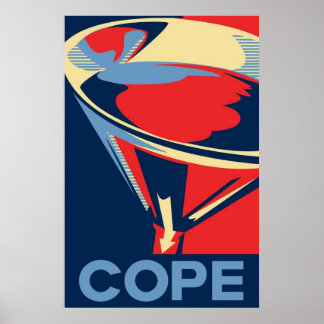 Obama Cope groot poster