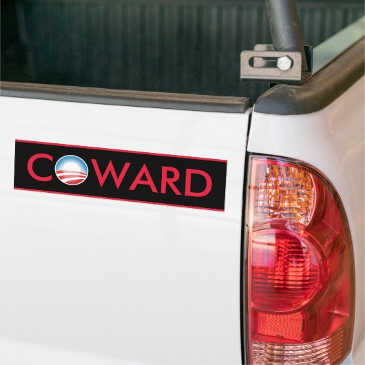 Obama Coward Bumpersticker (Op Truck)