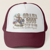 Obama Cowboy 2008 Trucker Pet (Voorkant)