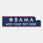 Obama: Creëer Uw eigen Bumpersticker (Voorkant)