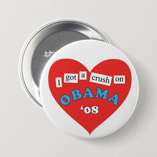 Obama Crush Button (Voorkant /achterkant)