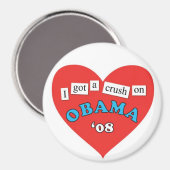 Obama Crush Magnet (Voorkant / Achterkant)