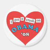 Obama Crush Magnet (Voorkant)