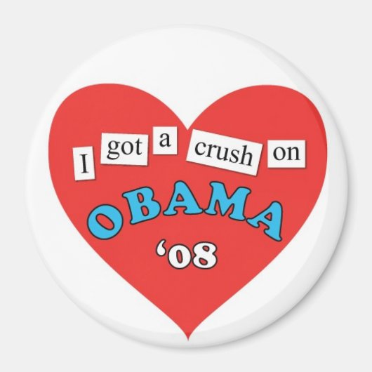 Obama Crush Magnet (Voorkant)