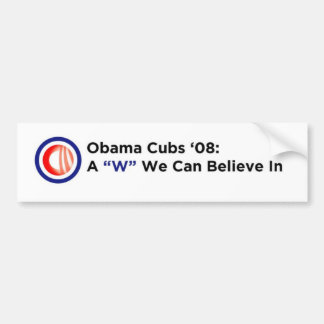 Obama Cubs bumpersticker