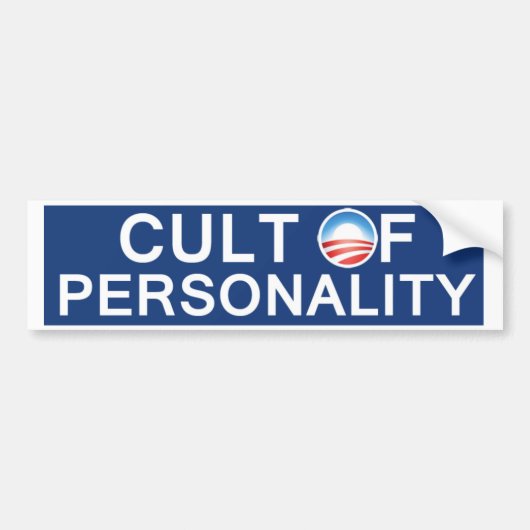 Obama Cult of Personality Bumpersticker (Voorkant)