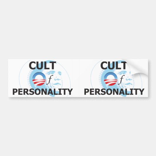 Obama Cult of Personality Bumpersticker (Voorkant)