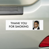 OBAMA, DANK JE VOOR HET ROKEN BUMPERSTICKER (Op auto)